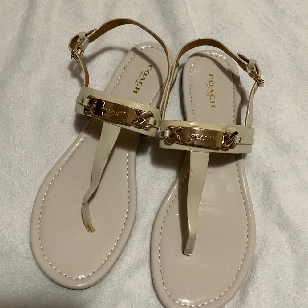 Women coach sandals size 9.5B